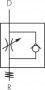 Schematisk bild stryp-back rak